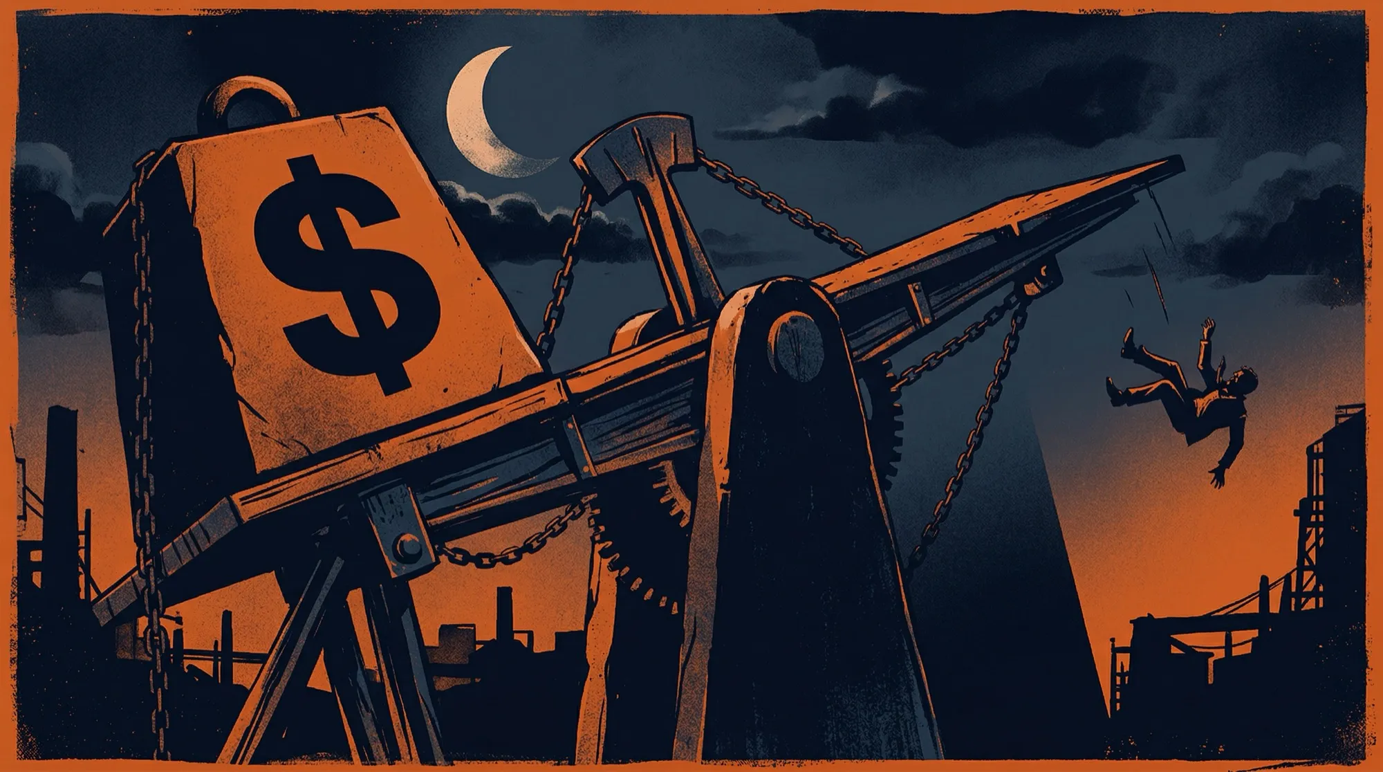 插图2：天平倾斜，股东利益压过客户价值