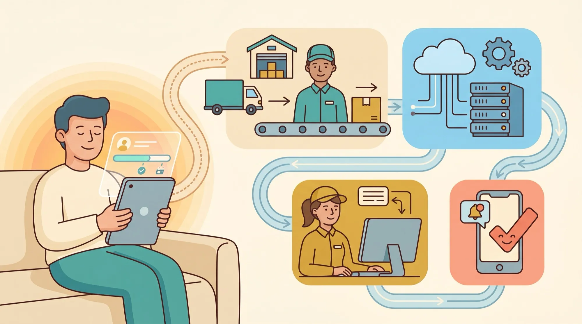 围绕客户结果串起服务链路