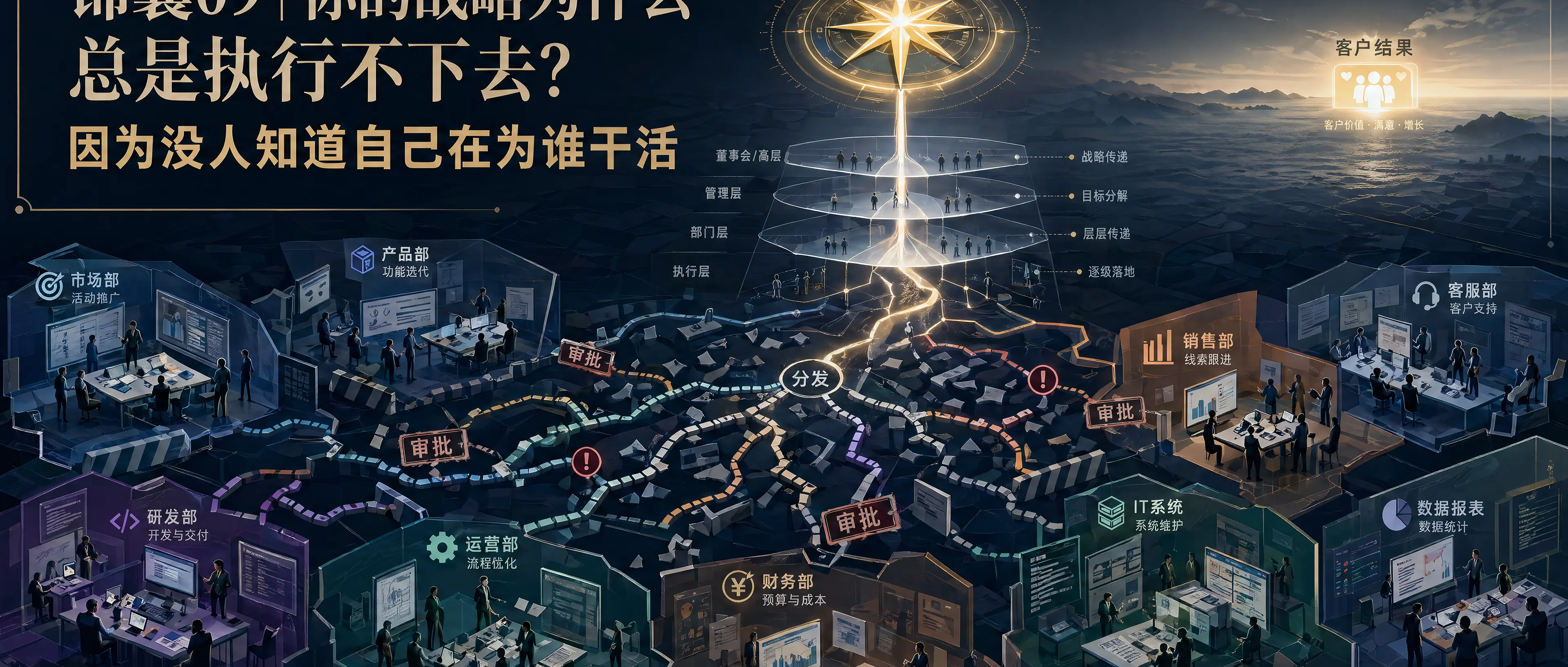 你的战略为什么总是执行不下去？因为没人知道自己在为谁干活封面